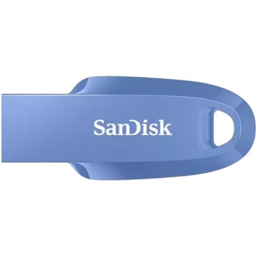 תמונה של זיכרון נייד SanDisk Ultra Curve USB 3.2 - דגם SDCZ550-064G-G46NB - נפח 64GB - צבע Navy Blue