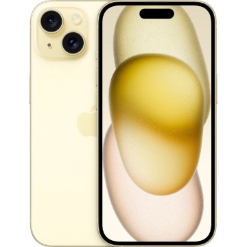 תמונה של טלפון סלולרי Apple iPhone 15 128GB בצבע צהוב (כיסוי ומגן מסך במתנה)
