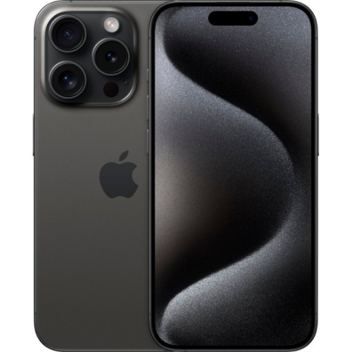 תמונה של טלפון סלולרי Apple iPhone 15 Pro 256GB בצבע שחור טיטניום יבואן רשמי