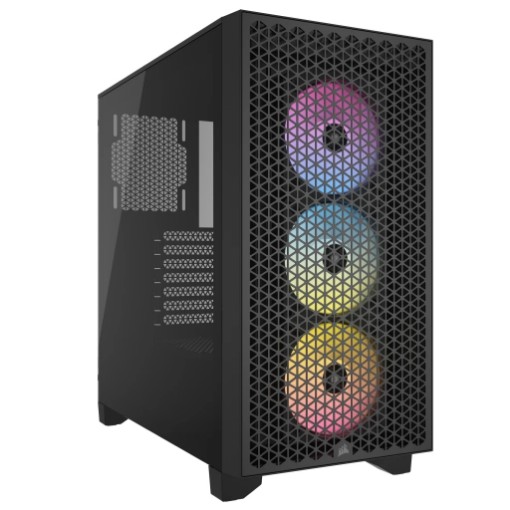 תמונה של מארז מחשב Corsair 3000D RGB AIRFLOW Mid-Tower PC Case Black CC-9011255-WW