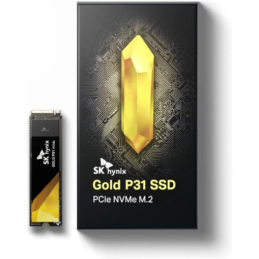 Picture of Hynix SSD 500GB Gold P31 MVMe M.2 P31S500GM Drive.