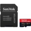 תמונה של כרטיס זיכרון עם מתאם SanDisk Extreme Pro A2 MicroSDXC - דגם SDSQXCD-512G-GN6MA - נפח 512GB