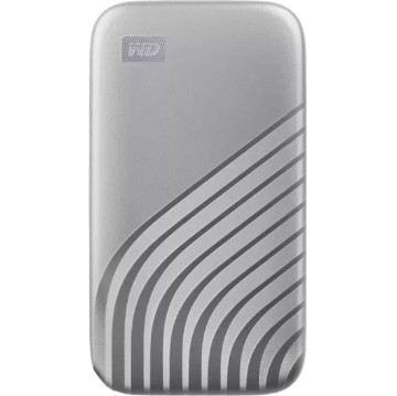 תמונה של כונן SSD חיצוני נייד Western Digital My Passport 1TB USB 3.2 - צבע כסוף