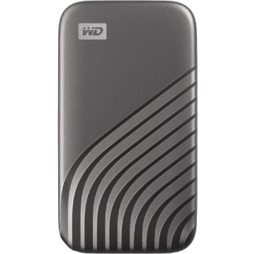 תמונה של כונן SSD חיצוני נייד Western Digital My Passport 1TB USB 3.2 - צבע אפור
