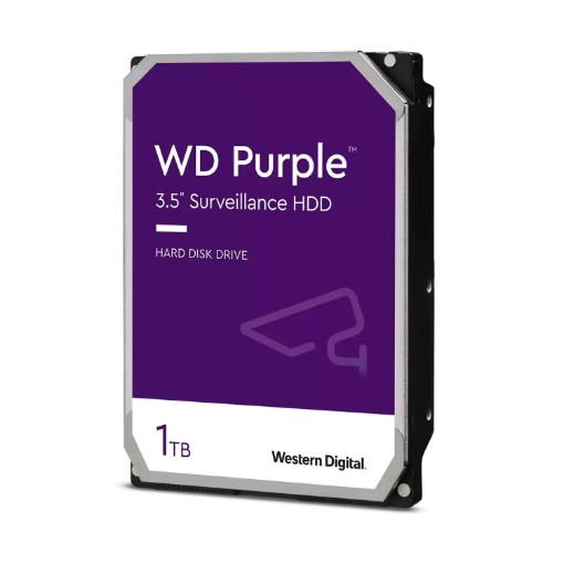 תמונה של דיסק קשיח Western Digital WD HDD 1.0TB 5400 64MB 3.5" SATA3 Purple WD11PURZ