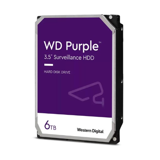 תמונה של דיסק קשיח Western Digital WD HDD 6.0TB 5400 256MB 3.5" SATA3 Purple WD64PURZ