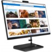 Picture of Lenovo IdeaCentre AIO 3-27IAP7 F0GJ00TVIV - Black color, All-in-One computer including a touch screen.