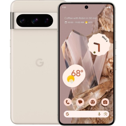 תמונה של טלפון סלולרי Google Pixel 8 Pro 128GB 12GB RAM בצבע לבן 