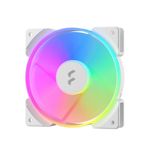 תמונה של מאוורר למארז Fractal Design Prisma AL-12 ARGB PWM בצבע לבן