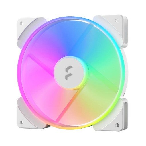 תמונה של מאוורר למארז Fractal Design Prisma AL-14 ARGB PWM בצבע לבן