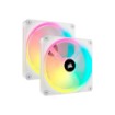 תמונה של מאווררים Corsair iCUE LINK QX140 RGB 140mm PWM White Fans x2 Starter Kit CO-9051008-WW