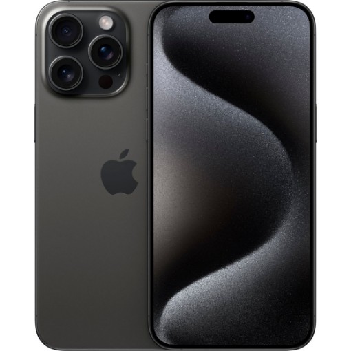 תמונה של טלפון סלולרי Apple iPhone 15 Pro Max 256GB בצבע שחור טיטניום יבואן רשמי 