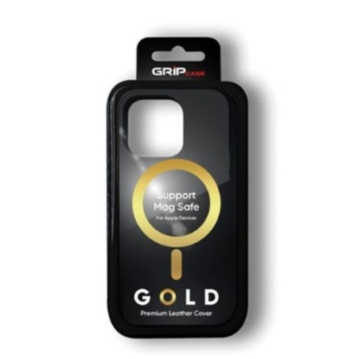 תמונה של כיסוי  iPhone 15 Pro 6.1" GripCase Case Gold Magsafe Black