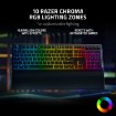 תמונה של מקלדת גיימינג Razer Ornata V3 - מקשים דלוקיים מסוג Mecha-Membrane - צבע שחור