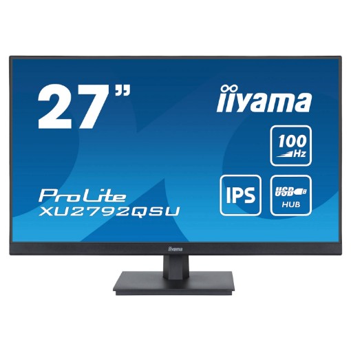 תמונה של מסך מחשב IIYAMA 27" ProLite WQHD 100Hz 0.4ms IPS Monitor XU2792QSU-B6