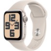 תמונה של שעון חכם Apple Watch SE 2023 GPS 40mm צבע שעון Starlight Aluminium צבע רצועה Starlight Sport Band - גודל S/M