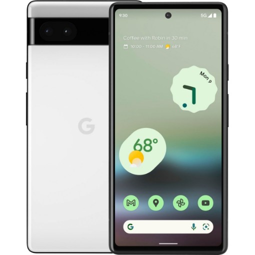 תמונה של טלפון סלולרי Google Pixel 6a (5G) 128GB בצבע לבן (כיסוי וזכוכית במתנה) 