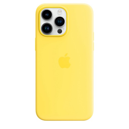 תמונה של כיסוי סיליקון ל - Apple iPhone 14 Pro Max עם MagSafe - צהוב קנרי