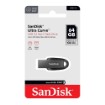 תמונה של זיכרון נייד SanDisk Ultra Curve USB 3.2 - דגם SDCZ550-064G-G46 - נפח 64GB - צבע שחור