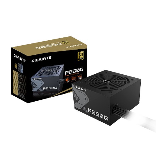 תמונה של ספק כוח Gigabyte PSU 650W Gold 80+ P650G GP-P650G