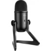 Picture of Fifine K678 USB Studio Condenser Desktop Microphone with Stand - Black Color.