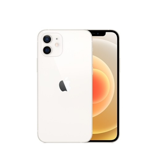 Изображение (Refurbished) Мобильный телефон Apple iPhone 12 256 ГБ в белом цвете.