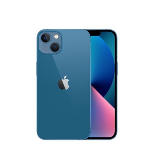 Изображение Мобильный телефон Apple iPhone 13 256 ГБ, синего цвета (Refurbished).