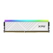 תמונה של זכרון למחשב נייח ADATA XPG D35G Low profile RGB DDR4 U-DIMM 8GB 3600MHz לבן
