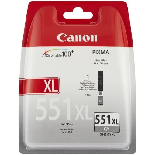 Изображение Заправка оригинального серого картриджа Canon CLI551XL GY IHC136.