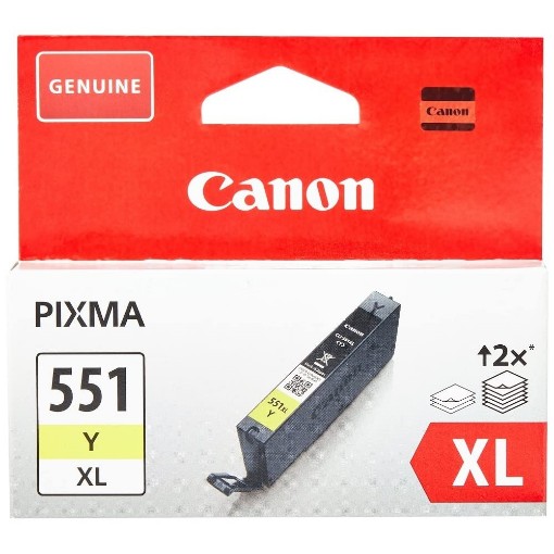 Изображение Картридж Canon желтого цвета CLI-551XL-Y ip7250 IHC124 оригинальный 