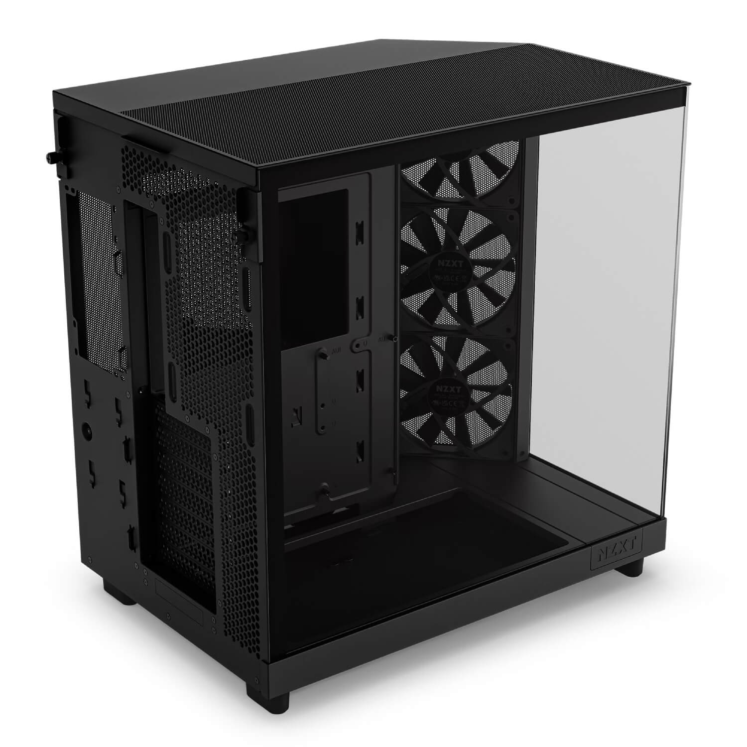 NZXT H6 Flow Black Computer Case CC-H61FB-01. - 1PC.co.il