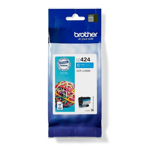 תמונה של ראש דיו LC-424C ציאן Brother מקורי
