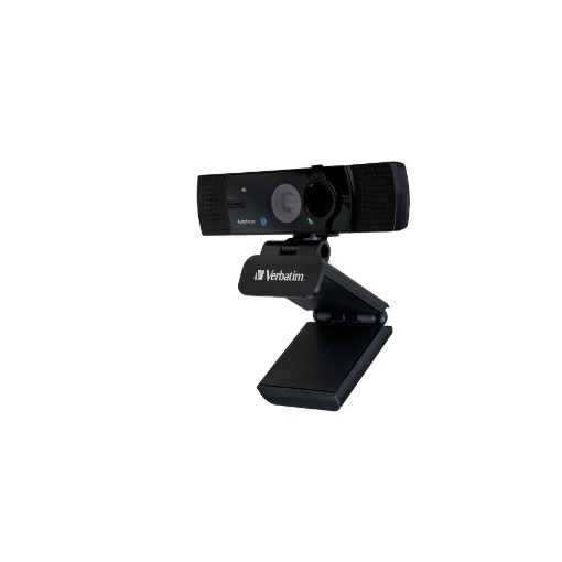 Verbatim AWC-03 Ultra HD 4K Autofocus Webcam with Dual Microphone 49580