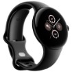 תמונה של שעון חכם Google Pixel Watch 2 41mm Wi-Fi במארז אלומיניום שחור עם רצועה פעילה שחורה