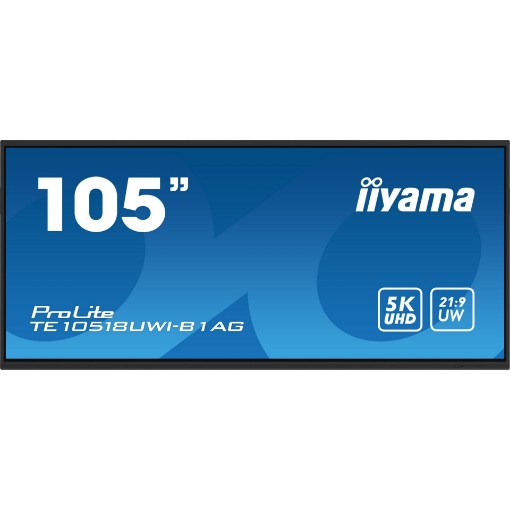 Picture of IIYAMA 105" ProLite VA 40pt Touch 5K Interactive Display TE10518UWI-B1AG.