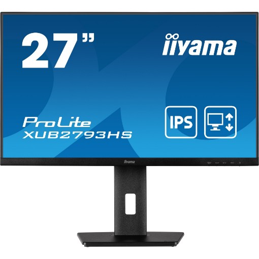 Picture of IIYAMA 27" ProLite FHD 100Hz 1ms IPS Monitor XUB2793HS-B6.