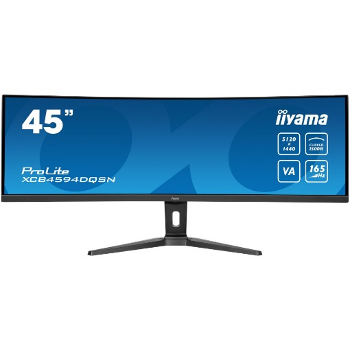 תמונה של מסך IIYAMA 45" ProLite Dual QHD VA with USB-C Gaming Curved Monitor XCB4594DQSN-B1