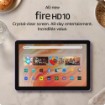תמונה של  טאבלט 10.1" Amazon Fire HD 10 (2023) 13th Gen 32GB/3GB בצבע לילך