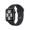 Изображение Умные часы Apple Watch SE второго поколения (GPS) 40 мм, корпус из алюминия цвета полуночи с ремешком Sport Band - S/M - полуночный MR9X3LL/A.