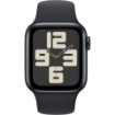 Изображение Умные часы Apple Watch SE второго поколения (GPS) 40 мм, корпус из алюминия цвета полуночи с ремешком спортивного стиля цвета полуночи - M/L - Midnight MR9Y3LL/A.