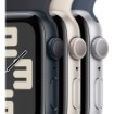 Изображение Умные часы Apple Watch SE второго поколения (GPS) с корпусом из алюминия Midnight размером 44 мм с ремешком Midnight Sport Band - M/L - Midnight MRE93LL/A.