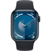 Изображение Умные часы Apple Watch Series 9 (GPS) 41 мм с корпусом из алюминия Midnight и спортивным ремешком Midnight с измерением уровня кислорода в крови - M/L - Midnight MR8X3LL/A.