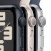 Изображение Умные часы Apple Watch SE 2-го поколения (GPS) 44 мм с корпусом из алюминия цвета звездного света и спортивным ремешком цвета звездного света - M/L - Starlight MRE53LL/A.