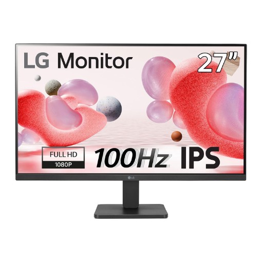Изображение Компьютерный монитор LG 27MR400-B 27 дюймов FHD IPS 100 Гц в черном цвете.