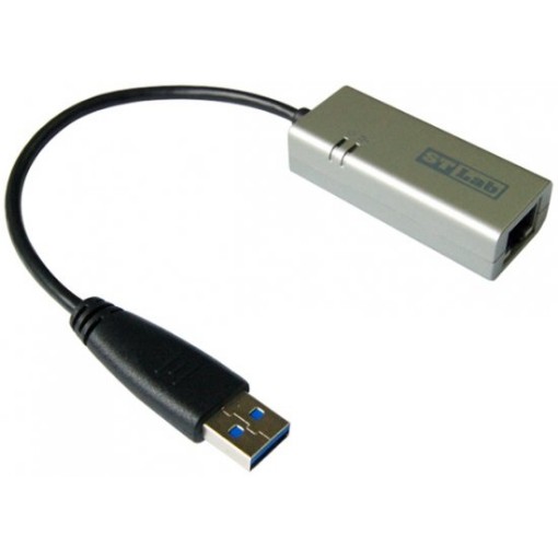 תמונה של מתאם רשת STLab USB 3.0 to Ethernet 10/100/1000Mbps U-980