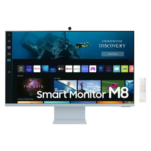 תמונה של מסך Samsung 32" 4K UHD WiFi+BT USB-C PD65W VA Monitor S32BM80BUU