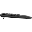 תמונה של מקלדת Logitech Wave Keys Wireless Ergonomic Keyboard בצבע גרפיט