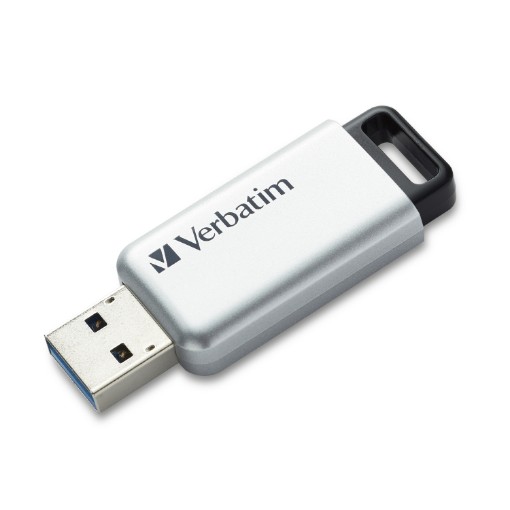Изображение USB-накопитель Store 'n' Go Secure Pro с шифрованием AES 256 от Verbatim объемом 64 ГБ - цена.