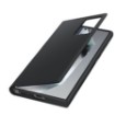 Picture of Smart wallet case with display for Samsung Galaxy S24 Ultra - Black.