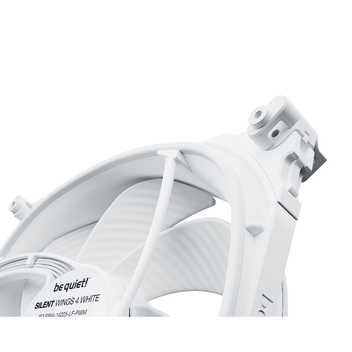 be quiet! SILENT Wings 4 White 140mm PWM high-speed BL117 fan. - 1PC.co.il